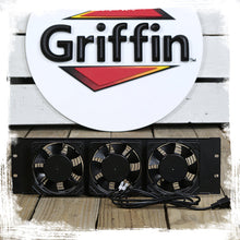 Load image into Gallery viewer, GRIFFIN Rackmount Cooling Fan - 3U Ultra-Quiet Triple Exhaust Fans, Keep Studio Audio Equipment Gear
