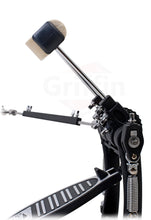 Load image into Gallery viewer, Deluxe Double Kick Drum Pedal for Bass Drum by GRIFFIN - Twin Set Foot Pedal - Quad Sided Beater
