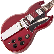 Load image into Gallery viewer, Vintage VS6V ReIssued Vibrola Tailpiece Cherry Red  Electric Guitar VS6VCR
