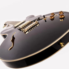 Load image into Gallery viewer, Vintage VSA500 ReIssued Semi Hollowbody Electric Guitar Gloss Black VSA500GBK
