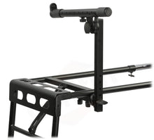 Load image into Gallery viewer, GRIFFIN 2-Tier DJ Coffin Workstation Stand - Double Table Top Keyboard &amp; Laptop Holder Mount
