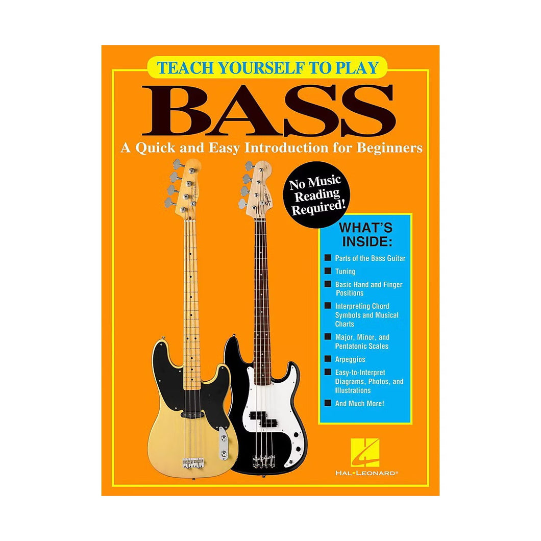 Hal Leonard Teach Yourself To Play Bass - A Quick & Easy Introduction For Beginners