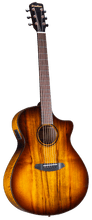 Load image into Gallery viewer, Breedlove Pursuit Exotic S Concerto Tiger&#39;s Eye CE Myrtlewood Acoustic Electric Guitar PSC04CEMYMY
