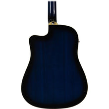 Load image into Gallery viewer, Ibanez PF15ECETBS Transparent Blue Sunburst Acoustic Electric Guitar
