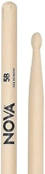 Vic Firth 5B Hickory Drum Sticks NOVA Wood Tip