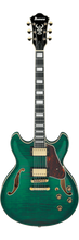 Load image into Gallery viewer, Ibanez AS93FM Artcore Expressionist Electric Guitar Transparent Moss Green
