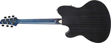 Load image into Gallery viewer, Ibanez Talman TCM50 Open Pore Denim Blue Acoustic Electric Guitar
