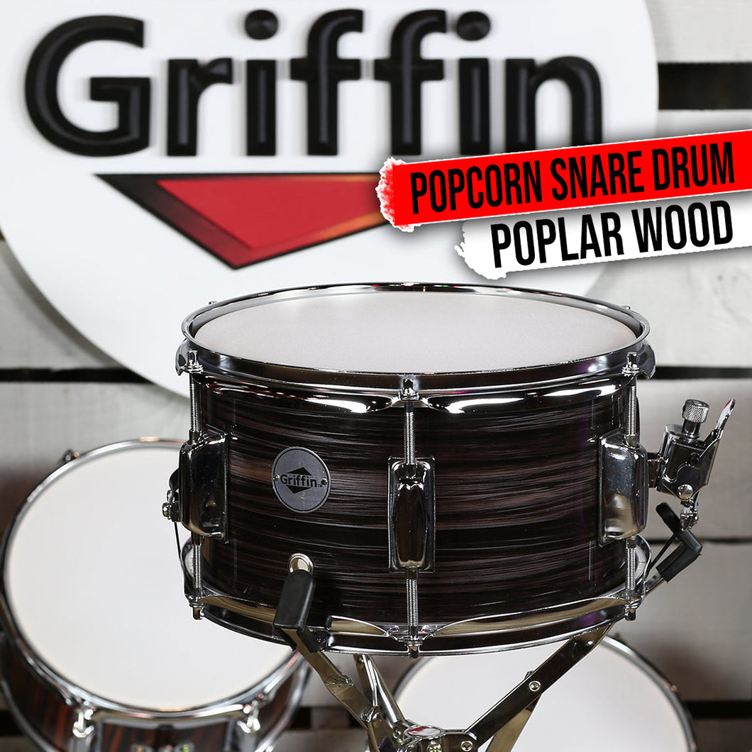 Popcorn Snare Drum by GRIFFIN - Firecracker Acoustic 10