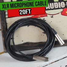 Load image into Gallery viewer, XLR Microphone Cable by FAT TOAD - 20ft Professional Pro Audio Mic Cord Extension Patch Wire
