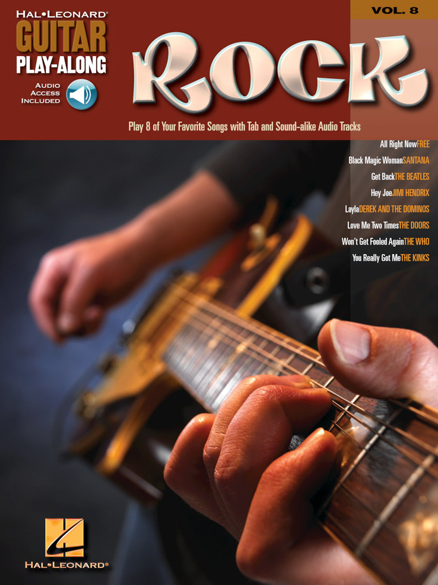 Hal Leonard Rock Guitar Play-Along Vol. 8