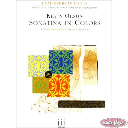 FJH Sonatina in Colors Kevin Olson Late Intermediate