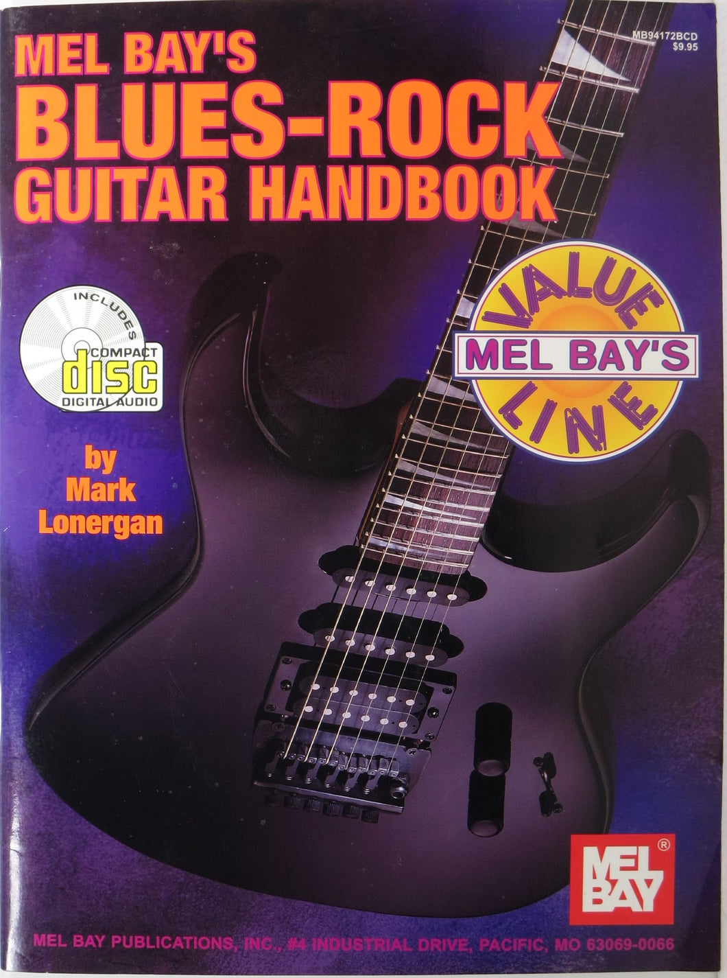 Mel Bay Blues-Rock Guitar Handbook with CD