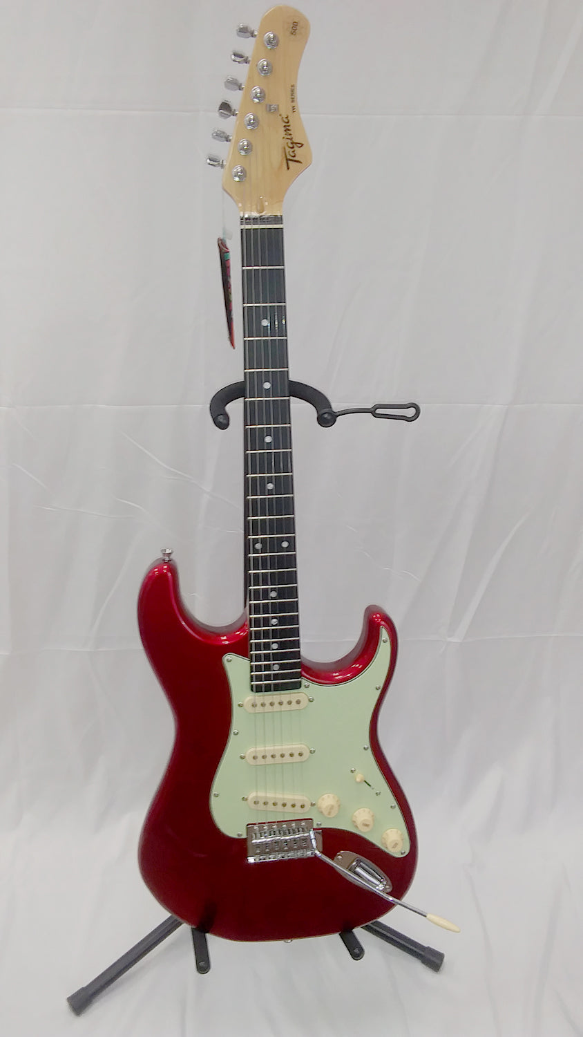Tagima TG-500 CA-DF/MG Strat Style Electric Guitar Candy Apple Red