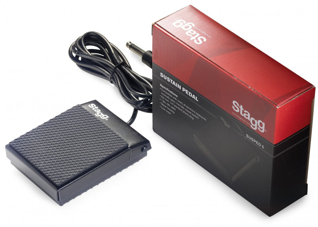 Stagg SUSPED 5 Universal Sustain Pedal for Electronic Keyboards