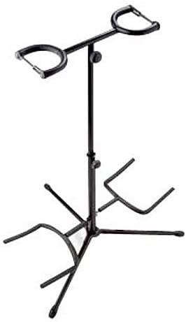 Stagg Double Guitar Stand with Neck Support - Black - SGA200BK