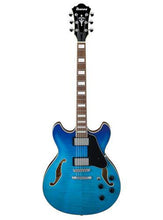 Load image into Gallery viewer, Ibanez AS73FM Artcore Semi-Hollow Body Electric Guitar Azure Blue

