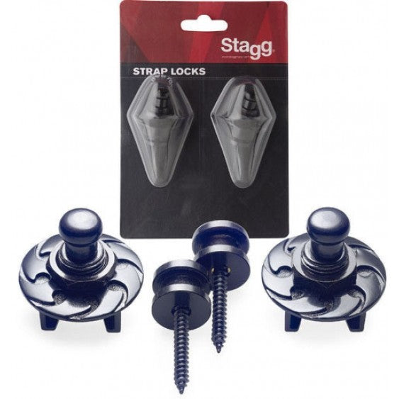 Stagg Strap Locks Black SSL1 BK