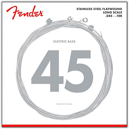Fender 9050L Stainless Steel Flatwound Electric Bass Strings