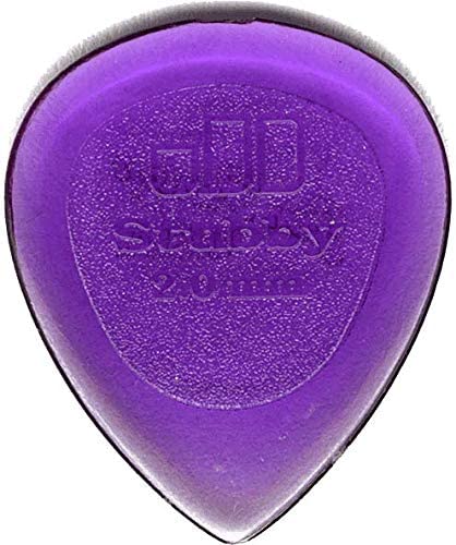 Dunlop 474P2.0 Stubby, Light Purple, 2.0mm, 6/Player's Pack