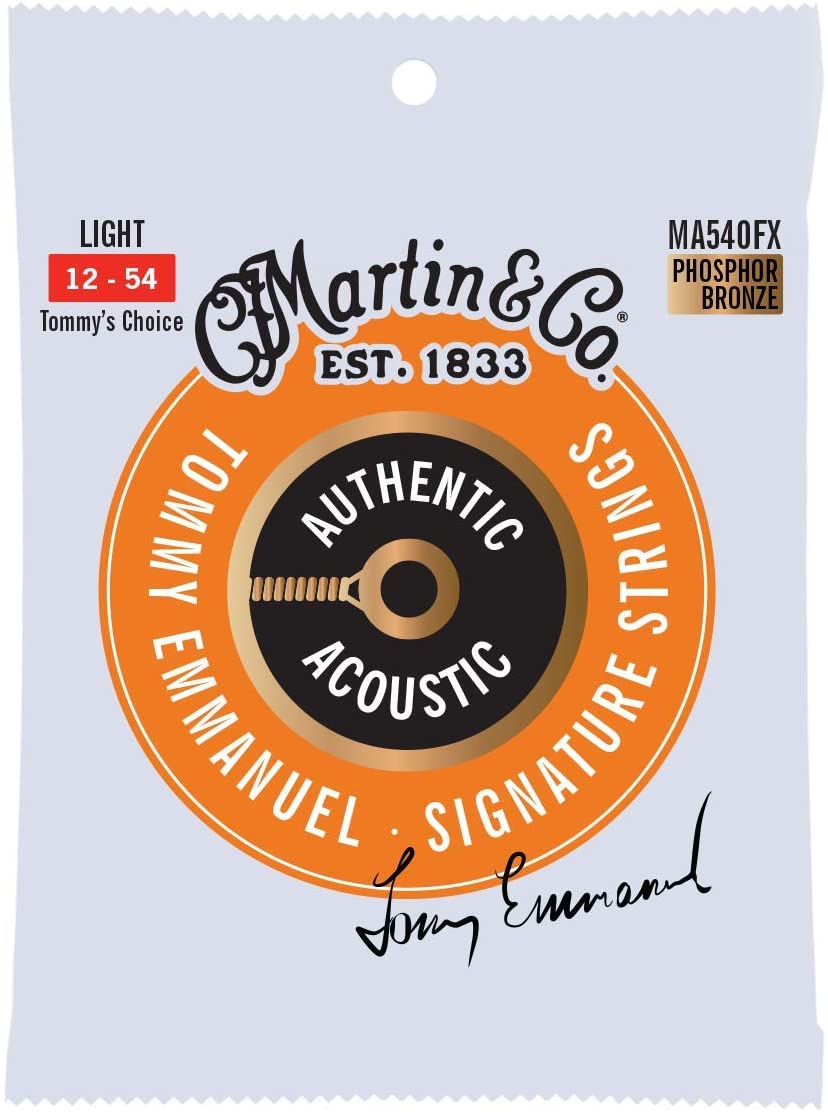 C.F. Martin & Co. MA540FX Bronze Acoustic Guitar Strings, Light