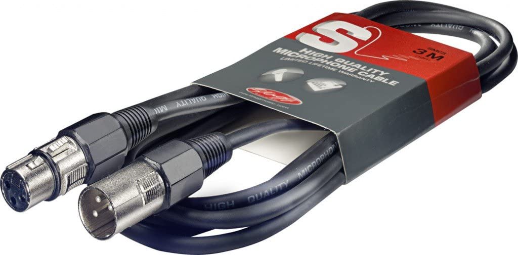 Stagg SMC6 Standard Microphone Cable with XLR to XLR Connectors - 20ft.