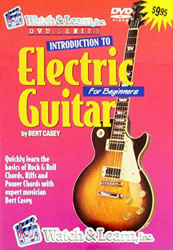 Watch & Learn DVD Series Introduction to Electric Guitar for Beginners by Bert Casey