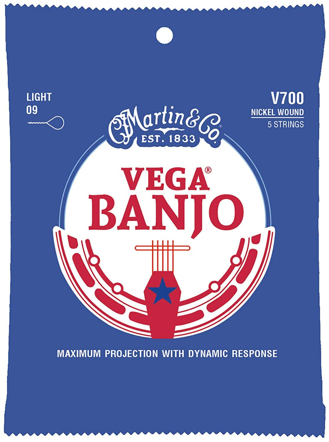 Vega Banjo Strings 5-String Light (V700)