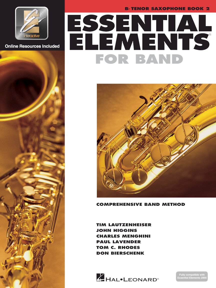 Essential Elements for Band Bb Tenor Saxophone– Book 2 with EEi