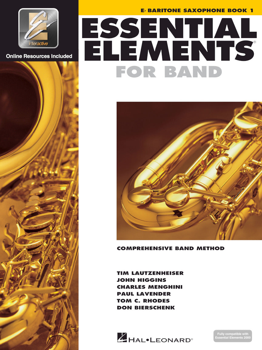 Essential Elements for Band Baritone Saxophone Book 1 w/cd