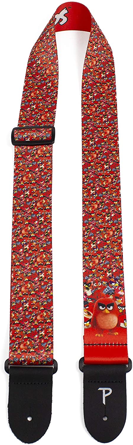 Perrri's Angry Birds Polyester Guitar Strap Red Collage LPCP-8183