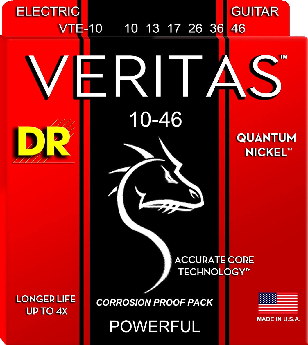 DR Strings VERITAS Electric Guitar Strings (VTE-10)