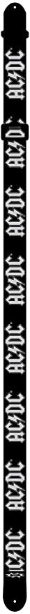 Perri's ACDC Black & Grey logo strap LPCP-1034