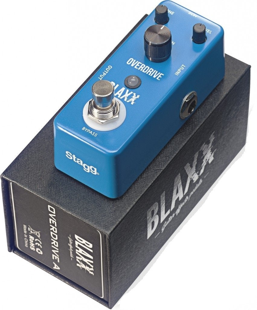 Stagg BLAXX BX-DRIVE A Two Mode Overdrive Mini Pedal BX-DRIVE A
