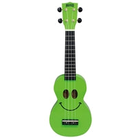 Mahalo U Smile Soprano Ukulele Green