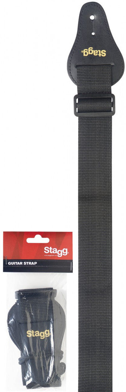 Stagg BJA009 Black Nylon Guitar Strap