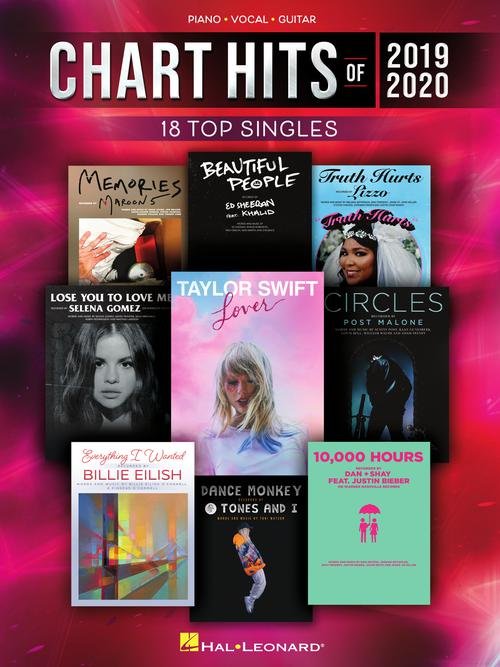 Chart Hits of 2019-2020 Piano/Vocal/Guitar Songbook