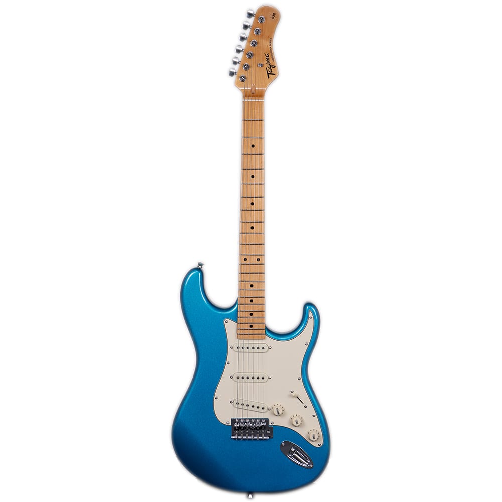 Tagima TG-530-LPB-LF/MG Strat Style Electric Guitar Lake Placid Blue