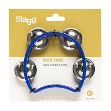 Load image into Gallery viewer, Stagg TAB-MINI Blue Mini Tambourine
