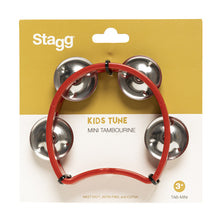 Load image into Gallery viewer, Stagg TAB-MINI Red Mini Tambourine
