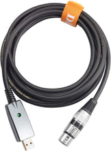 Load image into Gallery viewer, Tisino Adapter Cable 2 ft. USB to Female XLR
