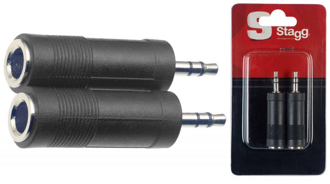Stagg AC-PFSJMSH Adapter 3.5 mm TRS Male to 1/4