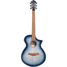 Load image into Gallery viewer, Ibanez AEWC400-IBB Acoustic Electric Guitar Indigo Blue Burst
