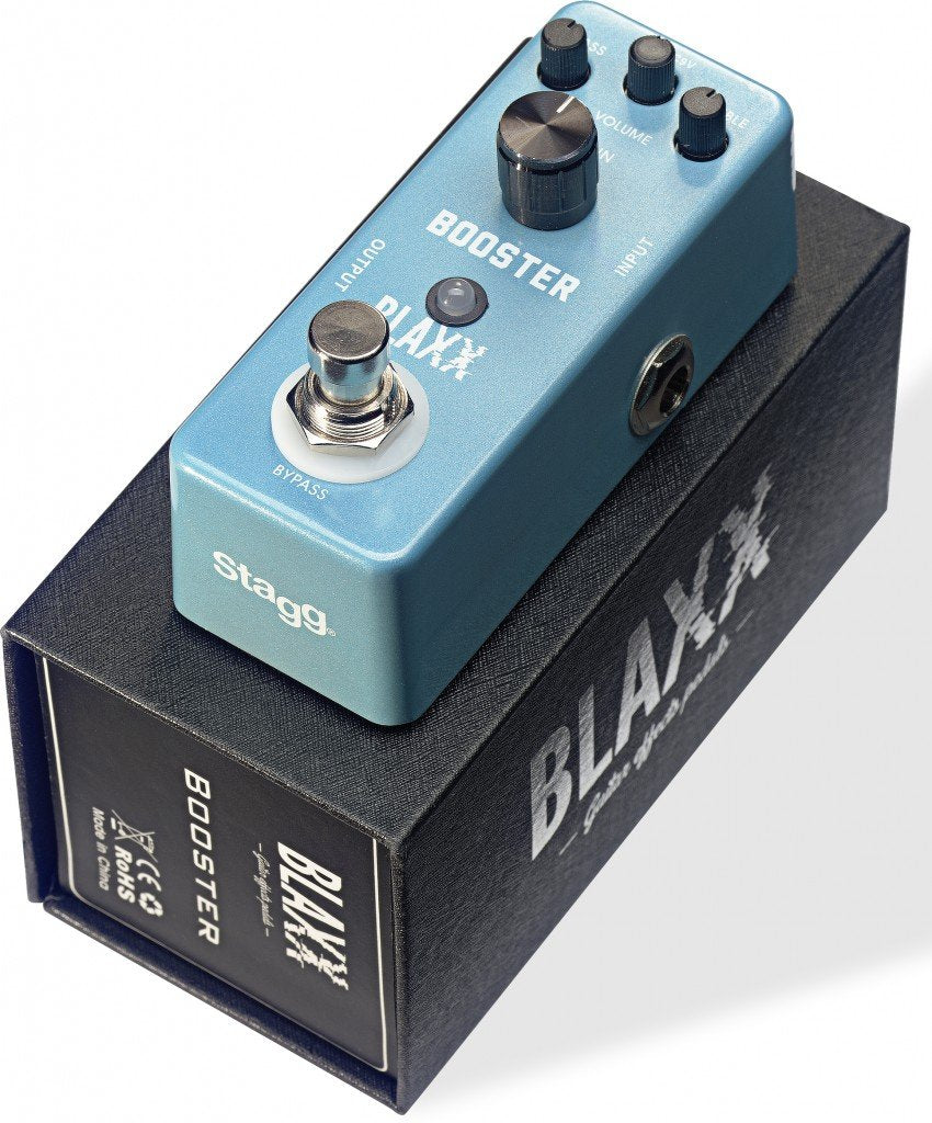 BX-BOOST BLAXX Series Boost Effect Pedal for Guitar and Bass