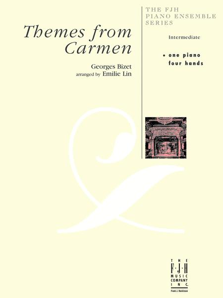 FJH Themes from Carmen Duet Intermediate One Piano Four Hands