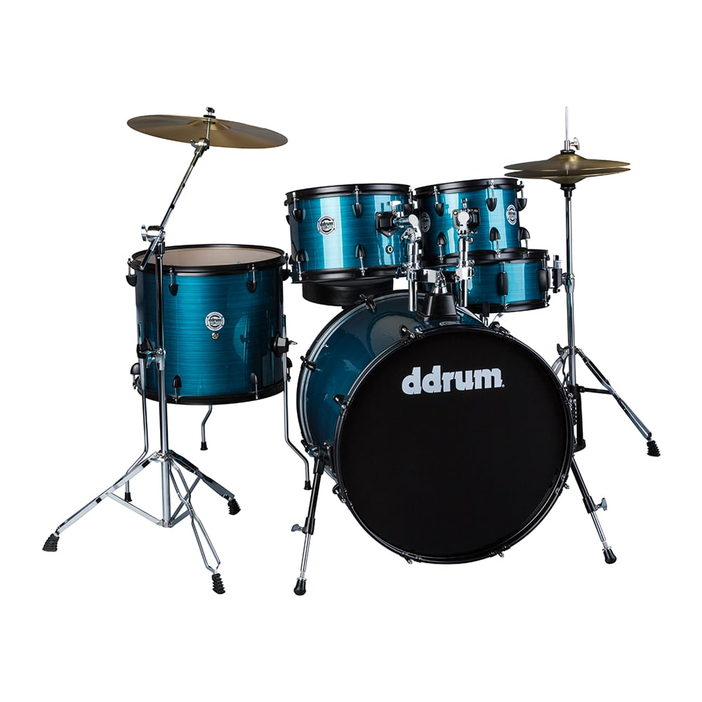 Ddrum D2 Player - Blue Pinstripe - 5 pc Complete drum set with cymbals –  Missouri Music Center LLC, image size:1000x1000