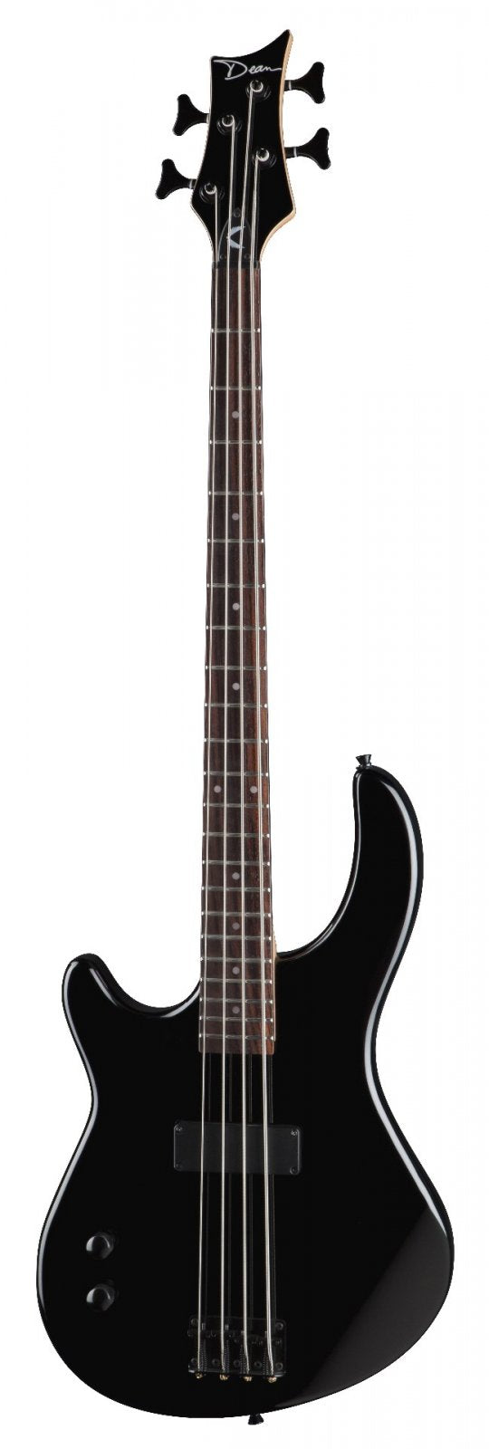 Dean Edge E09L Classic Black Lefty 4 String Bass Guitar