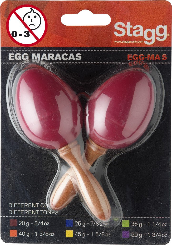 Stagg Egg Maracas EGG-MA S/RD
