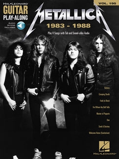 Metallica 1983-1988 Vol 195 Guitar Play Along