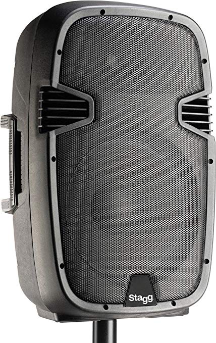 Stagg PMS12 US 12-Inch Active Speaker with Bluetooth and Reverb