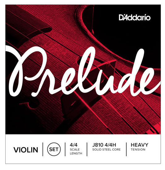 D'Addario Prelude Violin G 4/4 Scale Length J814 4/4H Heavy Tension